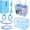 Mesh Set-Blue, variant on Beach Bag Organizer Compatible with X Large Bogg Bag Accessories Inserts, Lightweight Mesh Insert Divider Pouch for Original XL Bogg Bags, Beach Tote Bags Insert for Bogg Bag (Purple, X-Large)