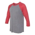thumbnail image 2 of Next Level Apparel 6051 - 3/4 Sleeve Raglan Tee, 2 of 5