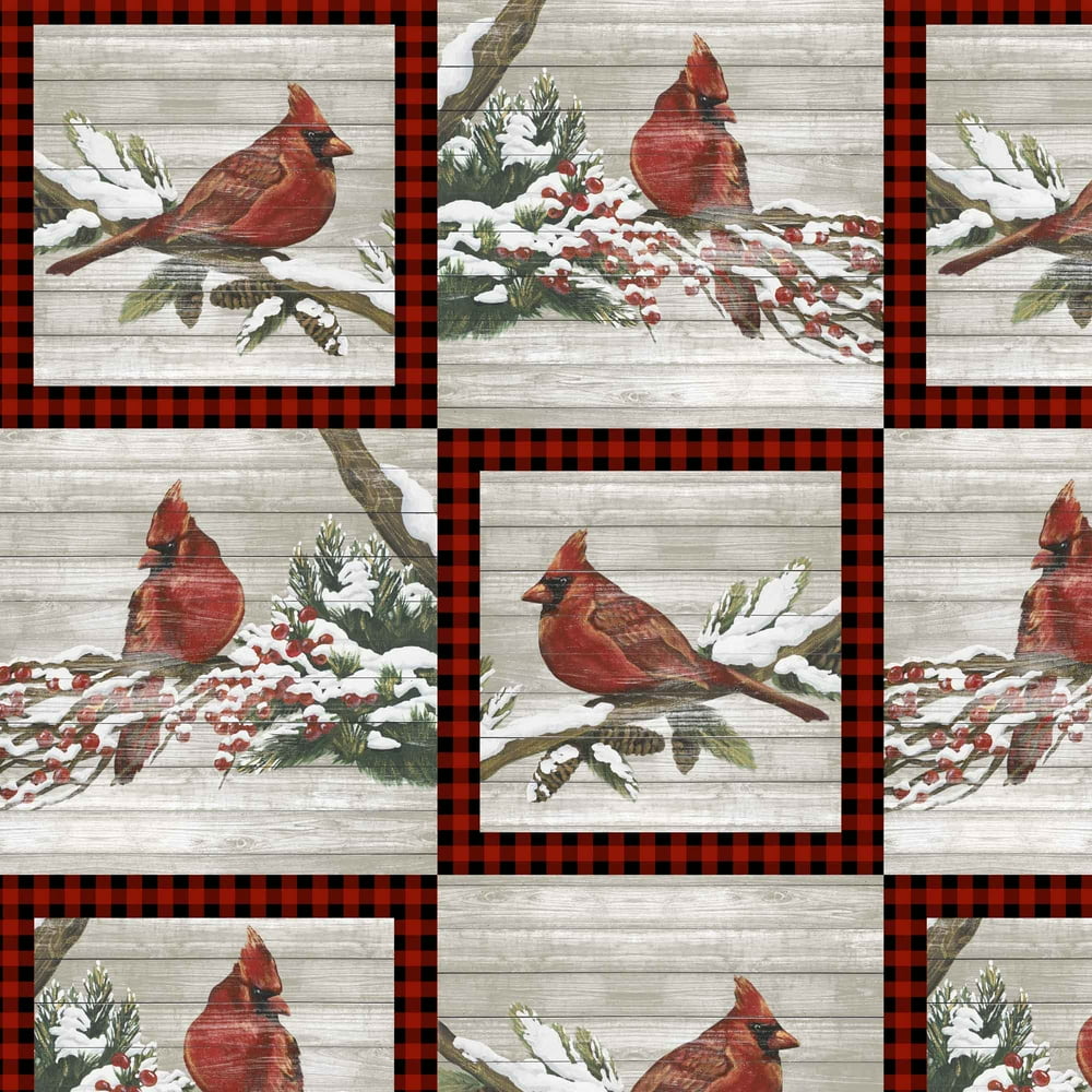 David Textiles Cardinal Patch Multi 44" Cotton Fabric