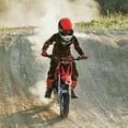 thumbnail image 5 of Floseru 49cc Kids Dirt Bike, 2-Stroke Dirt Bike for Kids,Gas Power Motocross, Off Road Mini Motorcycle, Gas Bike Load 220LBS Springs Soft Seat Cushion Pocket Motorbike with Front Rear Disc Brakes, 5 of 10