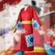 thumbnail image 3 of Anime Luffy Cosplay Costume Wano Country Monkey D. Luffy Cosplay Kimono for Man Adults Red Cardigan Hat Halloween Costumes, 3 of 5