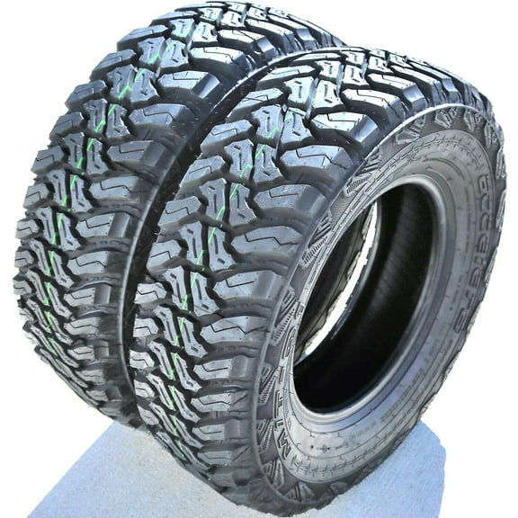 Pair of 2 Accelera M/T-01 235/75R15 104/101Q C 6 Ply mud Light Truck Tires