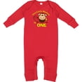 thumbnail image 2 of Inktastic Little Monkey 1st Birthday Boy Baby Romper Coveralls, 2 of 4
