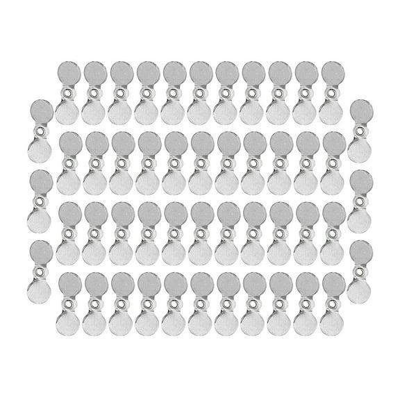 50Pcs Fishing Spinner Baits Lures Topwater Fishing Lures Slices Metal Spinner Baits Propellers Slices Fishing Tackle