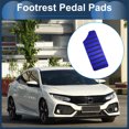 thumbnail image 2 of Cubierta de Pedal de Reposapiés Automático/Manual 1 Pcs para Honda Civic 2016-2024 Aleación de Aluminio Azul, 2 of 6