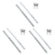 thumbnail image 3 of 1/3/5 2pack/lot Groove Drawer Runners Slitstarka och mångsidiga 3Set, 3 of 5