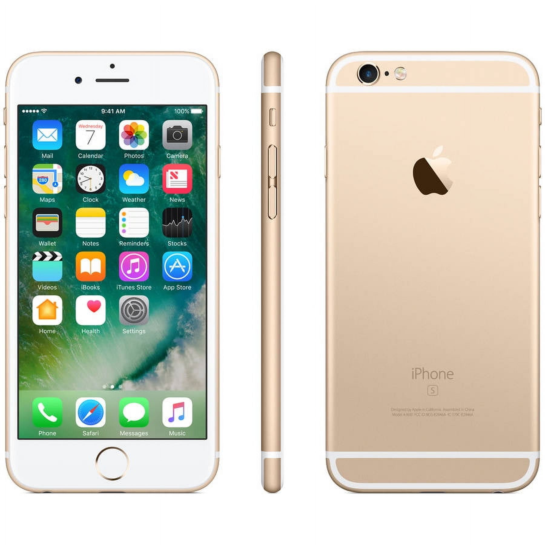 Restored Apple iPhone 6S 64GB, Gold - Unlocked LTE 