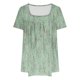 thumbnail image 3 of Blusas de Manga Corta para las Mujeres, Blusa de Camiseta Suelta Casual Hecha de Tela Cómoda para Todo el Uso Diario de Temporada, Blusas para las Mujeres Casual, 3 of 3