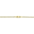 thumbnail image 4 of 10k Yellow Gold 1.5mm Diamond-Cut Rope Chain Necklace - with Secure Lobster Lock Clasp 20", 4 of 6