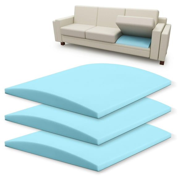 Sofa Seat Cushion Support Pad for Sagging Couches, High Density Foam Insert to Fix Drooping Furniture, Under Cushion Repair Kit, Blue