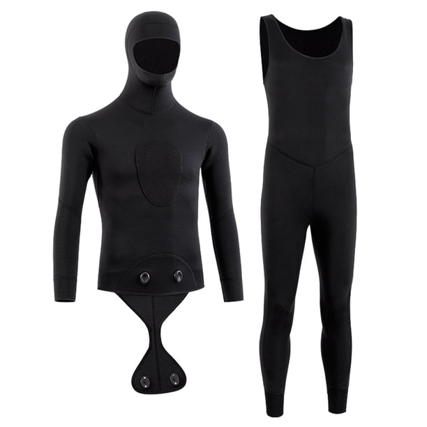 Traje completo de camuflaje Toystoory Neopreno 3MM negro puro L