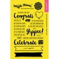 thumbnail image 2 of Waffle Flower Crafts Clear Stamps 4 Inch X 6 Inch-Congrats, 2 of 2