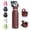 Bronze, variant on 24oz Stainless Steel Water Bottle with Phone Holder Lid, Pink