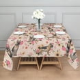 thumbnail image 3 of Shepherd Dog and Flower Floral Square Tablecloth,Waterproof Square Table Cover,Wipeable Spillproof Washable Table Cover for Home Kitchen Party Decor 42"X42"(107x107cm), 3 of 6
