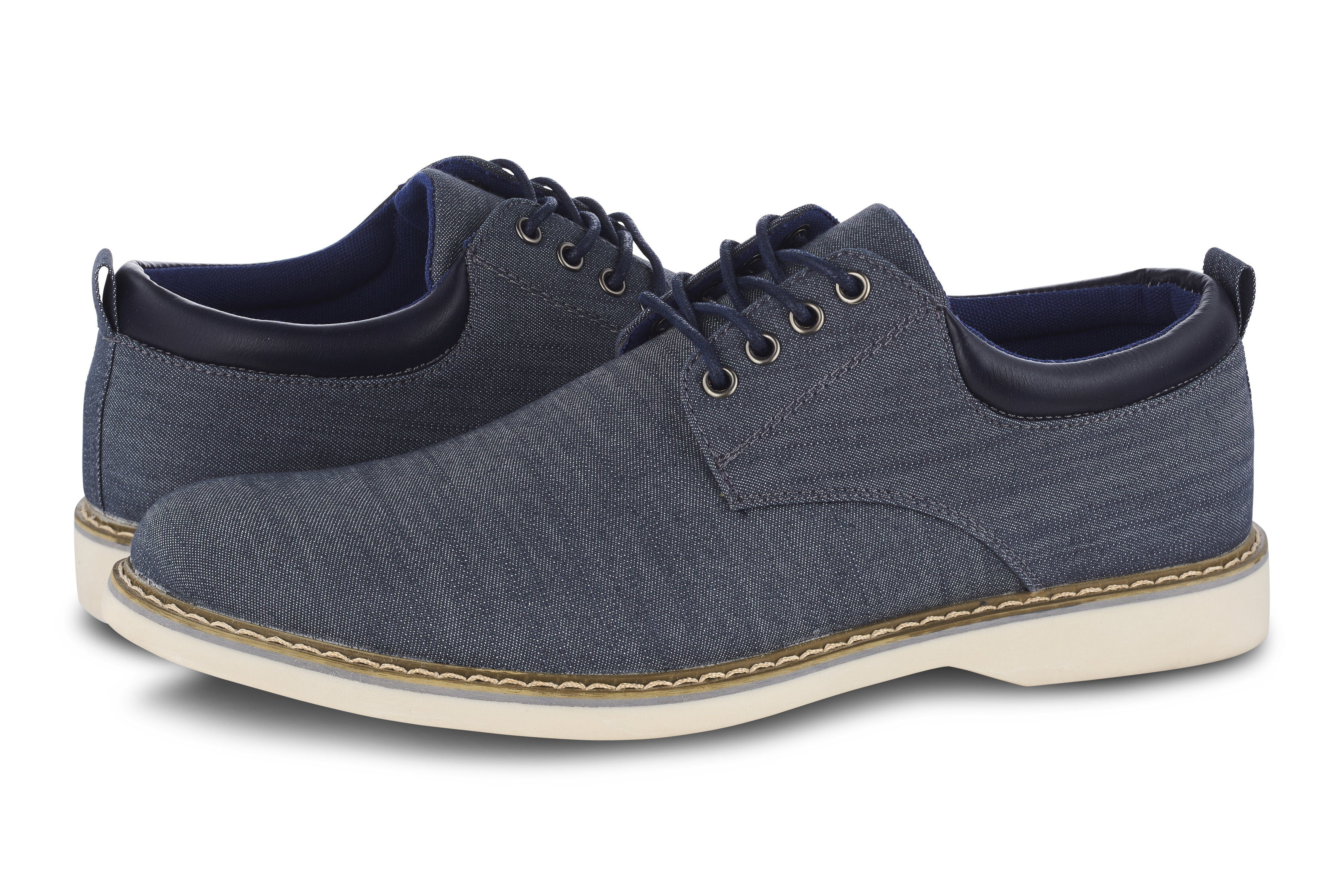 Members Only Members Only Men's Chambray Oxford Shoes Navy , 10
