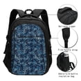 thumbnail image 3 of Balery Hawaiian Style Print USB Charging Backpack for Men and Women - Water-Resistant, Anti-Theft Laptop Backpack with USB Port for Travel, Work, School, and College, 3 of 7