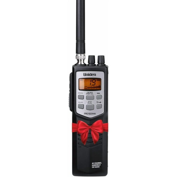 PRO501HH Pro-Series 40-Channel Portable Handheld CB Radio/Emergency/Travel Radio, Large LCD Display, High/Low Power Saver, 4-Watts, Auto Noise Limiter, NOAA Weather, and Earphone Jack