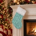 thumbnail image 4 of PryvnHome Christmas Stocking Sequin Stocking with Faux Fur Trim and Hanging Loop for Tree Decoration Candy Bag, 4 of 6