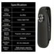 thumbnail image 3 of Mini cámara de seguridad 1080P Full HD | Diseño compacto portátil | Soporte de clip para bicicleta | Tarjeta de 32GB incluida | Grabación de audio y video | Batería de 1000mAh | Detección de, 3 of 6