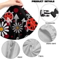 thumbnail image 6 of Uorisanigo Ladybug Gaming Chair Covers for Women Removable Game Chair Slipcovers with 2 Armrest Covers Stretchable Rotating Chair Cover for Office Gift for Friends, 6 of 8