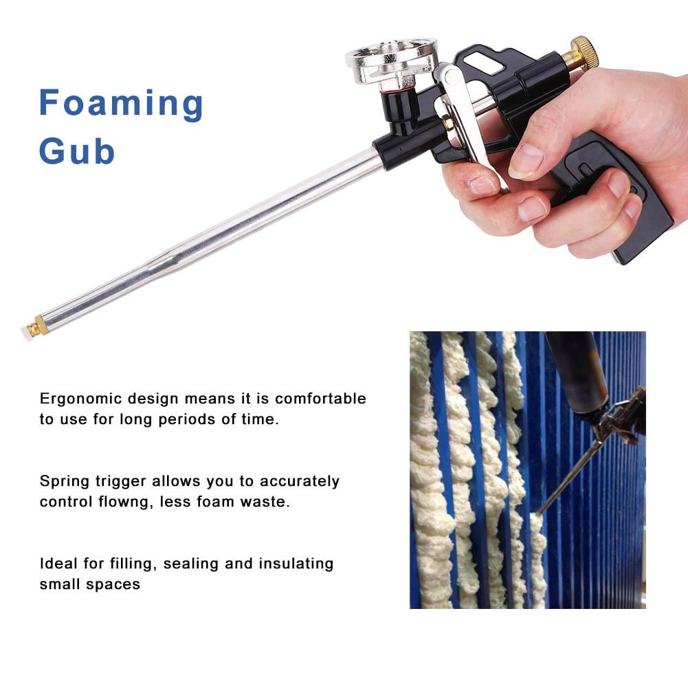 OTVIAP Spray Foam Gun,Aluminum Spray Foam Gun,PTFE Foam Gun Durable