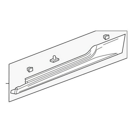 Genuine OE GM Rocker Molding - 25957990 Fits select: 2010 CADILLAC CTS, 2011-2014 CADILLAC CTS LUXURY COLLECTION