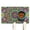 White-237, variant on Dog Food Mat Featuring Symbolic Vintage Abstract Spiritual Zen Design, Durable Waterproof Absorbent Non-Slip Pet Feeding Mat