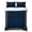 Navy, variant on Queen Quilt Set 90''x96'', Blue White Ombre Lightweight Bedspread Coverlet Set with 2 Pillow Shams, Watercolor Cloud Geometric Abstract Art Breathable All Season Quilt Bedding for Bedroom/Guest Room