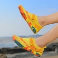 thumbnail image 6 of Mens Water Shoes Quick Dry Non Slip Barefoot Aqua Socks Yellow Breathable Mesh Lightweight for Swimming Beach Outdoor,Size 8.5, 6 of 9