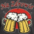 thumbnail image 3 of CafePress - Na Zdrowie Toast With Beer Mugs Dark T Shirt - Men's Classic Graphic Cotton T-Shirt, 3 of 4