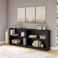 thumbnail image 2 of Scranton & Co Furniture Universal 2 Shelf Bookcase in Classic Black (Set of 2), 2 of 4