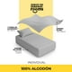 thumbnail image 4 of Juego de Sábanas Individual roomi Algodón Premium Frescas y Suaves Color Gris, 4 of 5