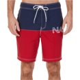 thumbnail image 1 of Nautica Shorts de baño de secado rápido para hombre, rojo, grande, 1 of 1