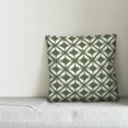 thumbnail image 2 of Creative Products Abstract Diamond Green 16x16 Spun Poly Pillow, 2 of 2