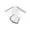 White, variant on Girls Swimwear Long Sleeve Rash Guard UPF 50 Sun Two Piece Bathing Sporty Shorts Swimsuit for Toddler Kids