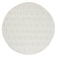 thumbnail image 4 of SAFAVIEH Marbella Winston Diamond Runner Rug, Light Blue/Ivory, 2'3" x 8', 4 of 10