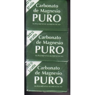 Carbonato de Magnesio 7grs - Carbonato de Magnesio Puro (Pack de 8)