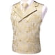 thumbnail image 4 of Conjunto de chaleco Hi-Tie con doble botonadura, color champán para hombre, 4 of 6