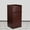 Mahogany, variant on Emma + Oliver Wood Tray Top Receptacle in Black