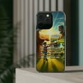 thumbnail image 3 of DistinctInk Clear Hybrid Case for Apple iPhone 14 Pro Max (6.7" Screen) - The Promise of Long Life: Ephesians 6:2 - Lightweight Grip, 3 of 8