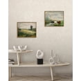 thumbnail image 6 of Drsoum Canvas Wall Art Vintage Classical Framed Paints 11x14in Pastel Valley Cow Farm Field Room Decor for Hallway - Natural Framed, 6 of 6
