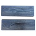 thumbnail image 2 of 2 Piezas de Moldes de Madera para , Piedras, Placas de Plástico, Plantillas de Hormigón con Aspecto de Madera para Decoración de Jardines, Pati, 2 of 8