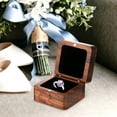 thumbnail image 4 of Guyelim wooden ring box Ring Case Ring Box for Proposal Engagement Ring Box Wooden Ring Organizer, 4 of 10