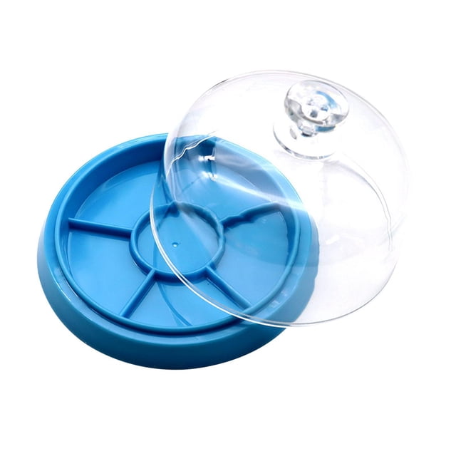 Bunblic Watch Accessories Storage Box Watch Tools Storage Multifunction Home Use Professional Portable Protector Watch Movement Tray blue