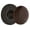 Timeless Bronze, variant on Nostalgic Warehouse Ropbrn_Psg_234_Nk Brown Porcelain Solid Brass Passage Door Knob Set -