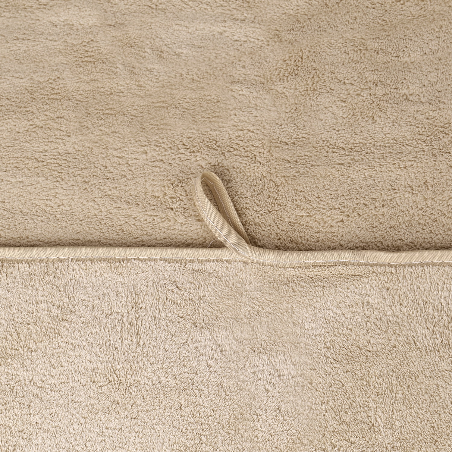 JML Large Bath Towels with Hanging Loop, 6 Pack, 30"x60", Camel, 350GSM, Soft, Absorbent, Microfiber Towel Quick Drying, Lint-free, No Fading