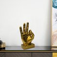 thumbnail image 3 of Estatua de mano resina mano esculturas gesto riba escultura de mano decoración del pa decoración de exhibición Baoblaze escultura de escritorio, 3 of 7