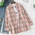 thumbnail image 1 of Puntoco Abrigo Mujer Invierno Casual Moda Suelta Espesada Cepillada Chaqueta Superior A Cuadros Liquidación Puntoco Puntoco-1, 1 of 4