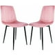 thumbnail image 1 of Sillas Comedor Terciopelo Vintage Rack & Pack Rosa Sala Habitación 2 piezas, 1 of 5