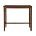 thumbnail image 2 of Linon Claridge 42" Wood Bar Height Pub Table in Rustic Brown Finish, 2 of 8
